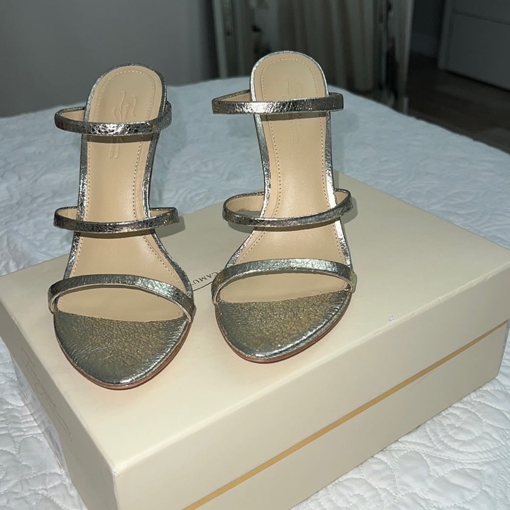 Women's Vince Camuto Gold Metallic Heels